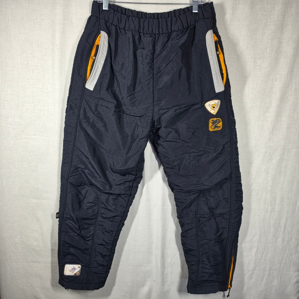 Rocawear Track Pants Mens Large Fire and Ice Nylon Technical Streetwear
